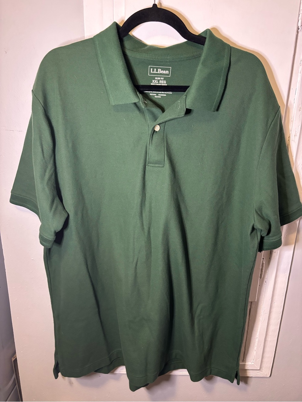 L.L. Bean Men’s Forest Green Polo Shirt